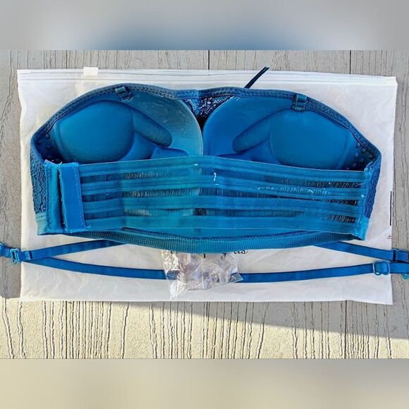 Je Taime Beautiful Girls Multiway Lace Up Push Up CORSET BRA 32B NEW IN BAG - Picture 14 of 16